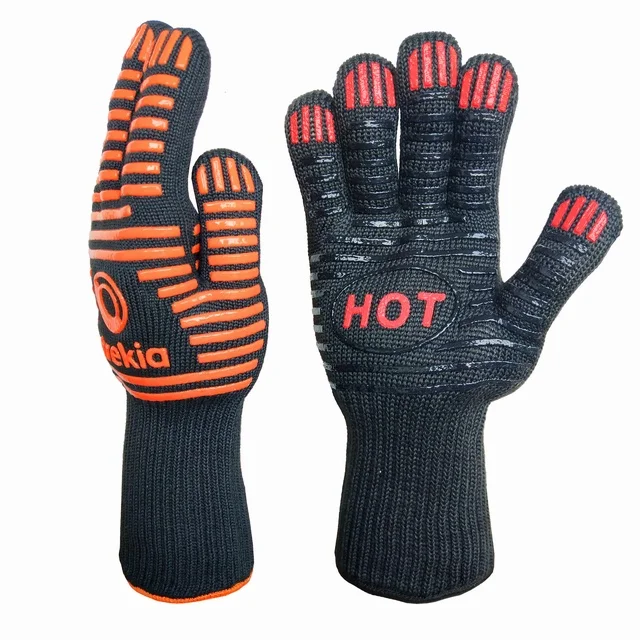 Amazon Suppliers Kitchen Oven Extreme Heat Resistant Gloves,Silicone ...