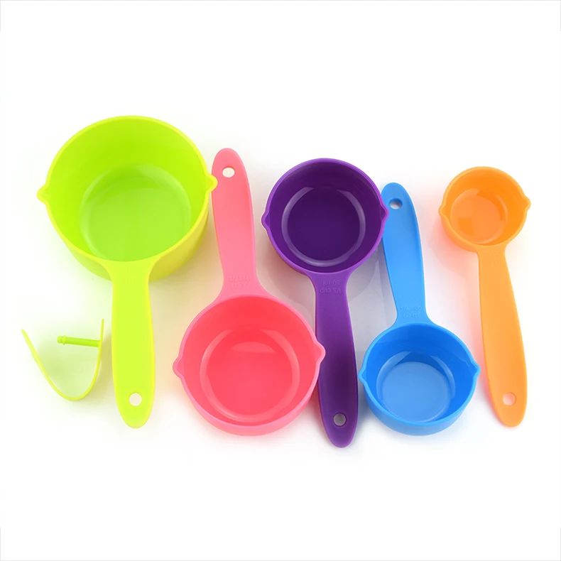 Promotion 5 Piece Measuring Spoon Cup Set Wholesale Plastic Measuring ...