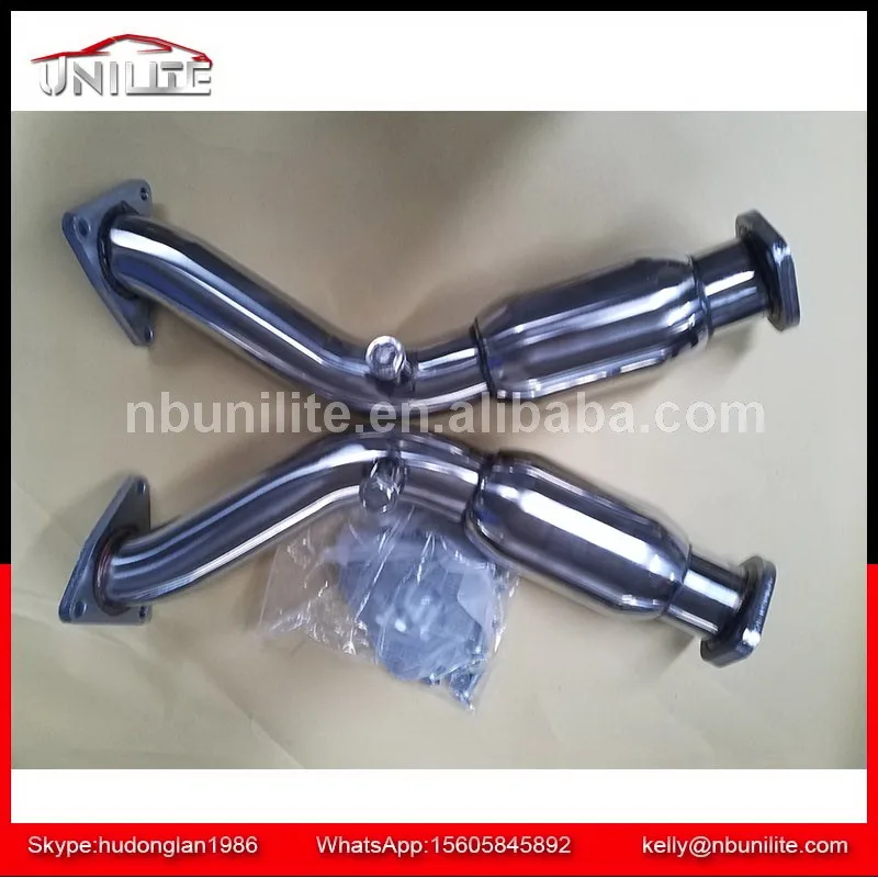 Exhaust Resonated Test/down Pipes Fits Ni Ssan 350z Z33 Infiniti G35