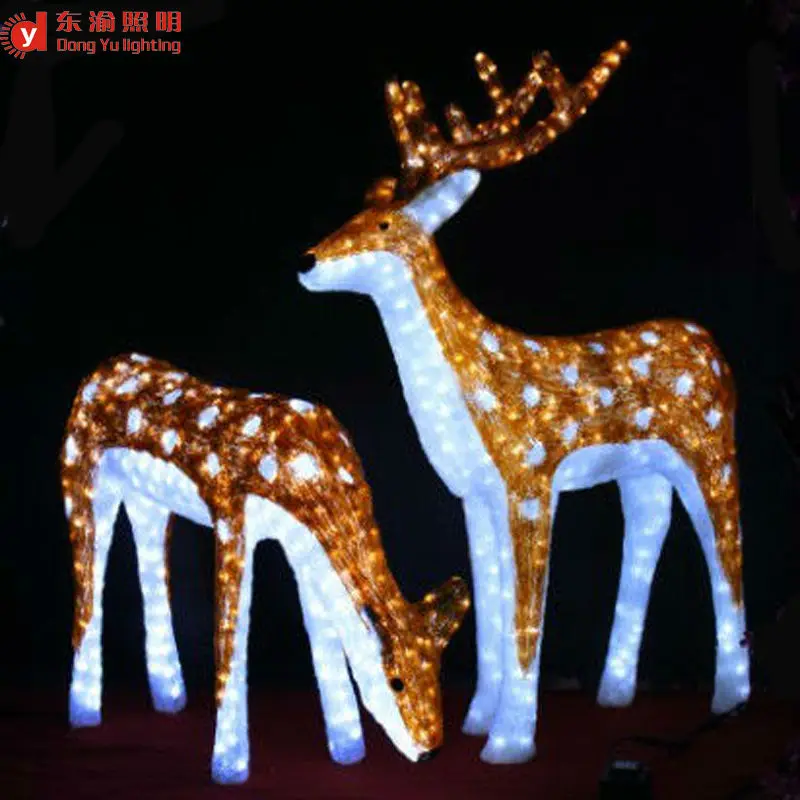 Christmas Outdoor Decoration Animated Led Christmas Reindeer - Buy Led