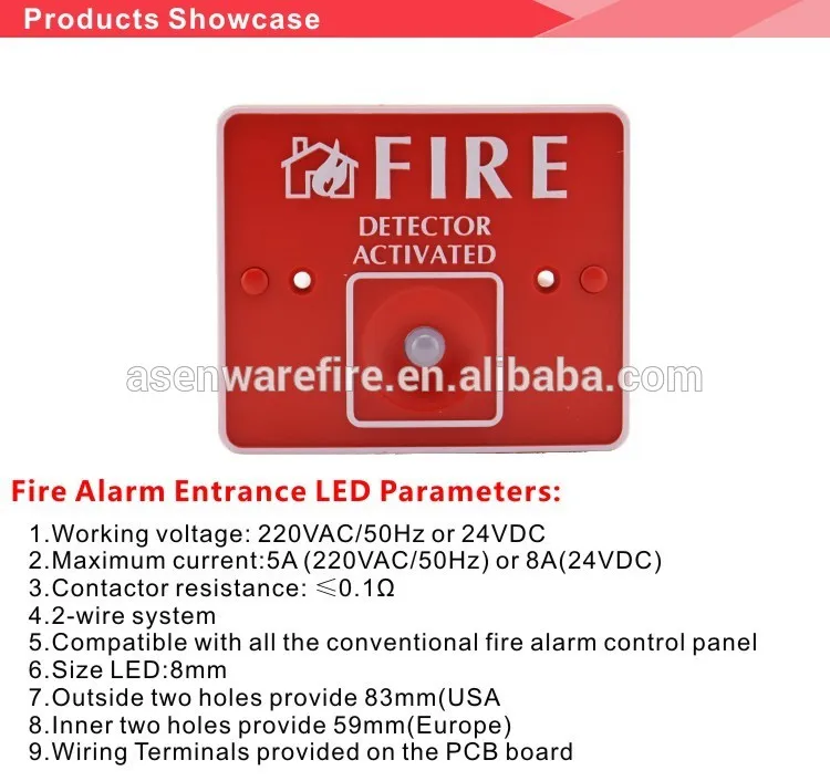 Factory Wholesales LED Fire Alarm Remote Indicator