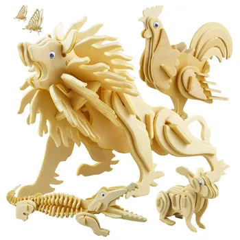 rompecabezas 3d animales