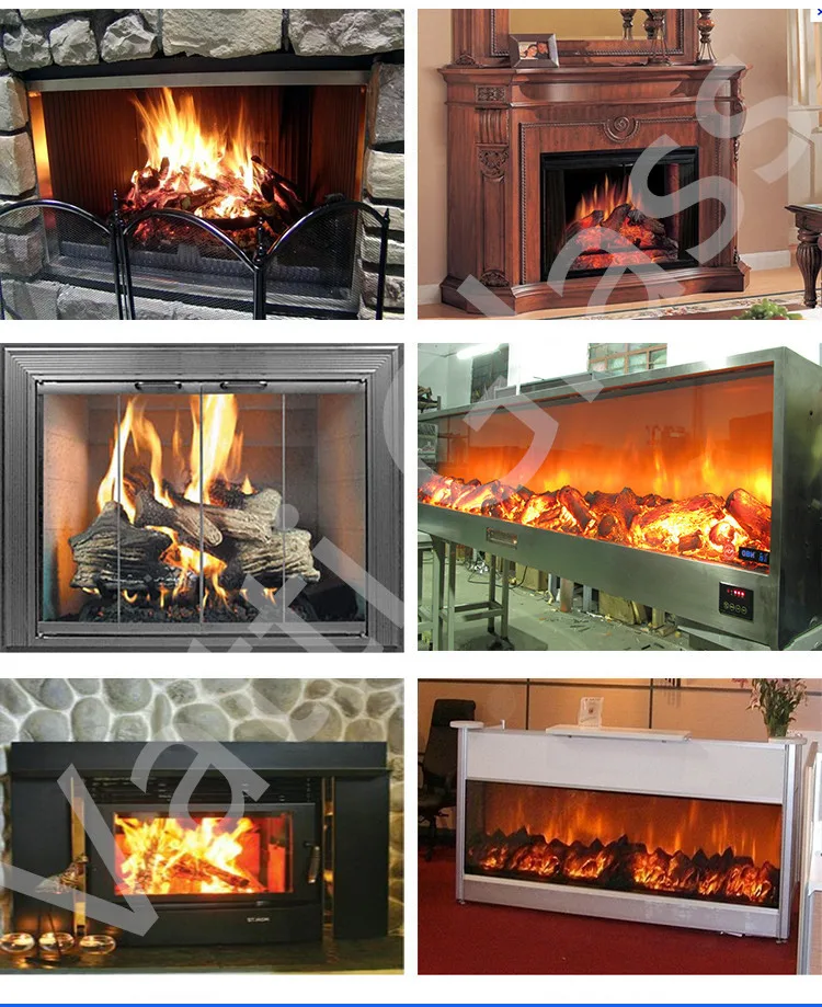 Float Transparent Ceramic Glass For Fireplace Glass Door