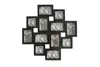 12-Opening Wood Collage Photo Frame in Espresso