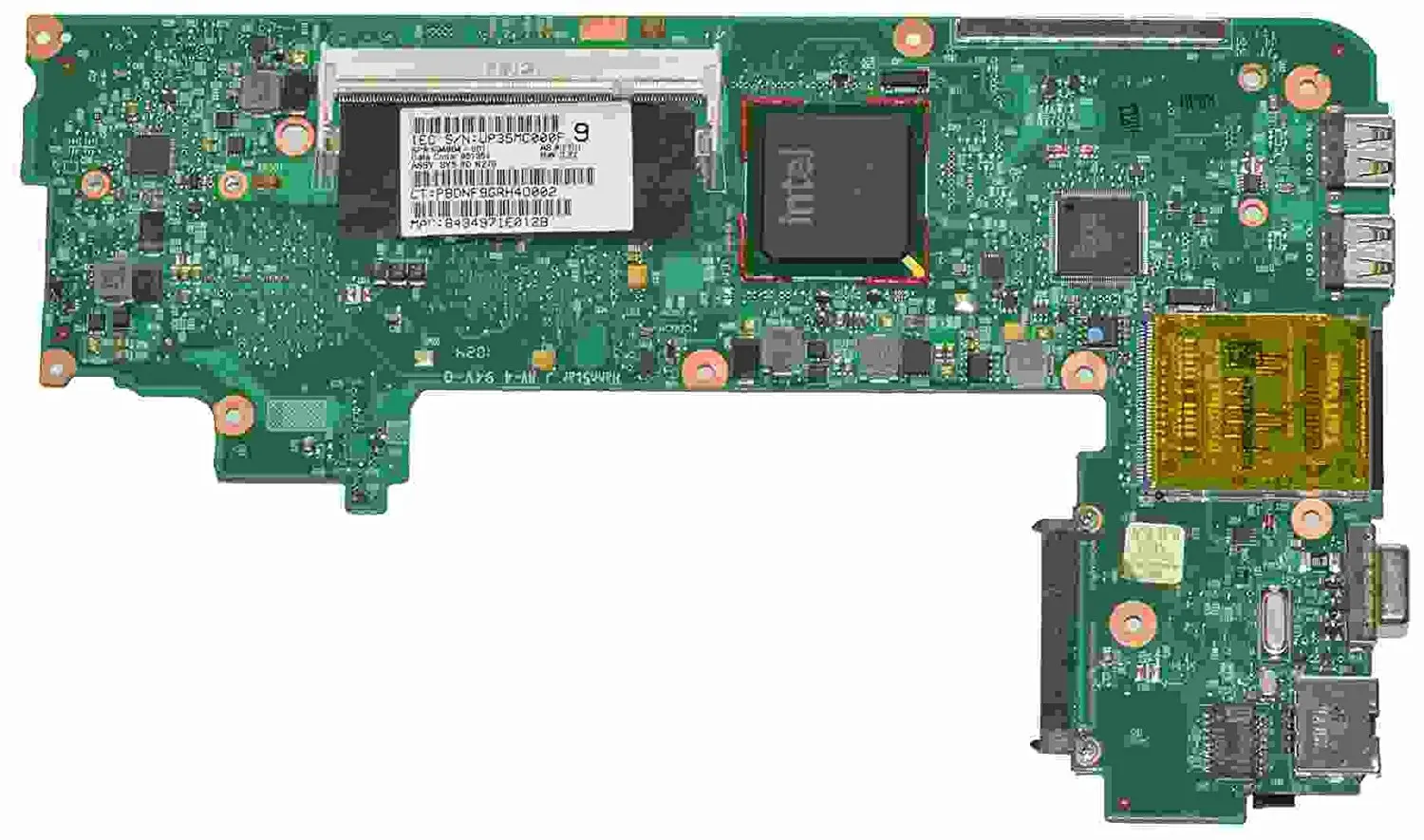 HP 6050A2326001 Mini CQ10 N270 System Board 594804-001