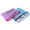 wholesale waterproof zipper file bag mesh pencil pouch