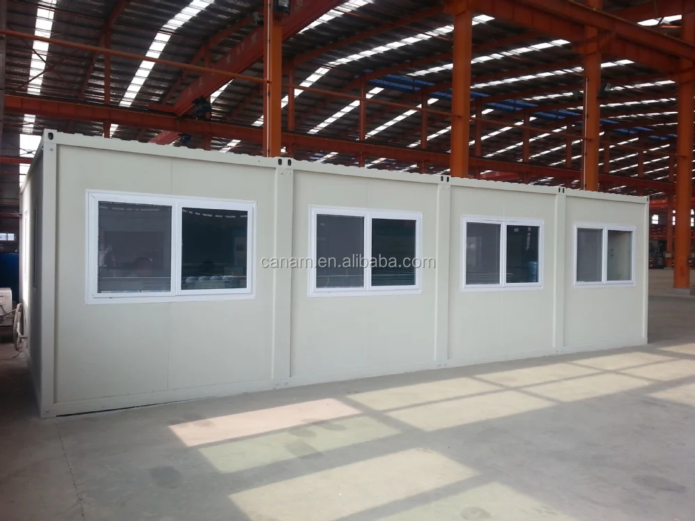 Light prefabricated 20ft container house office design