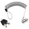 High Quality Laptop Security Cable with Barrel Lock Slot