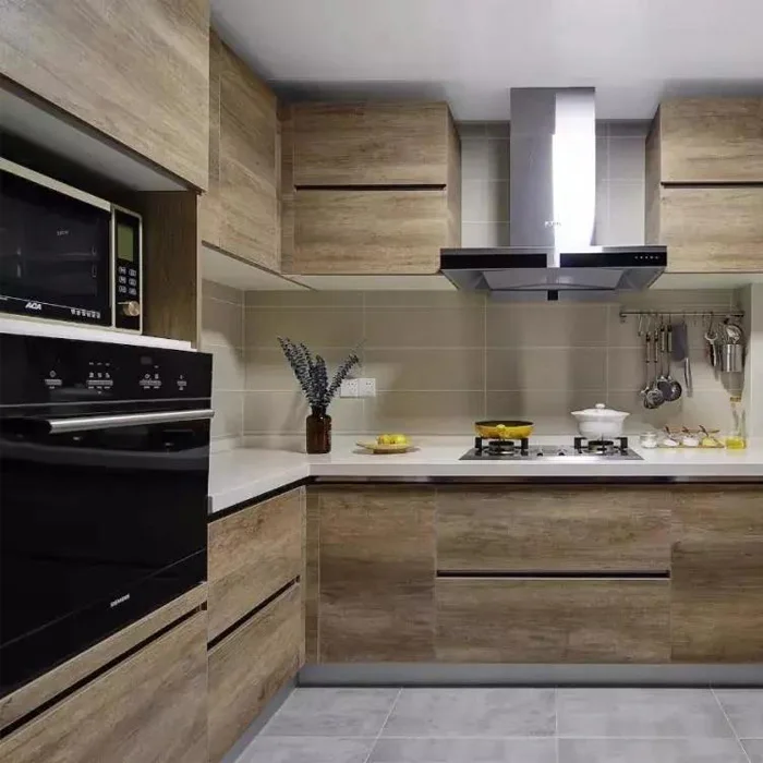 Custom Melamine Apartment Kitchen Cabinet Modern Kitchen Designs