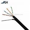 4pairs UTP CAT5E Network Lan Cable Outdoor Use with Messenger