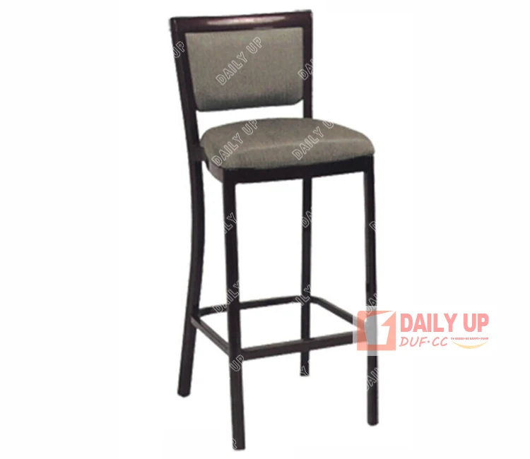 Luxury Bar Stools with Cushion Wholesale Classic Design Hotel Banquet Chair Armrest High Chairs For Bars