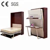 hot sale home smart furniture modern wooden foldable vertical wall bed murphy bed