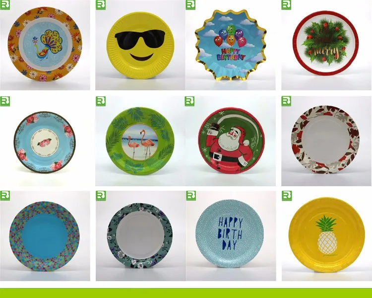 Custom Printed Disposable Wholesale Paper Plates Price Buy Paper