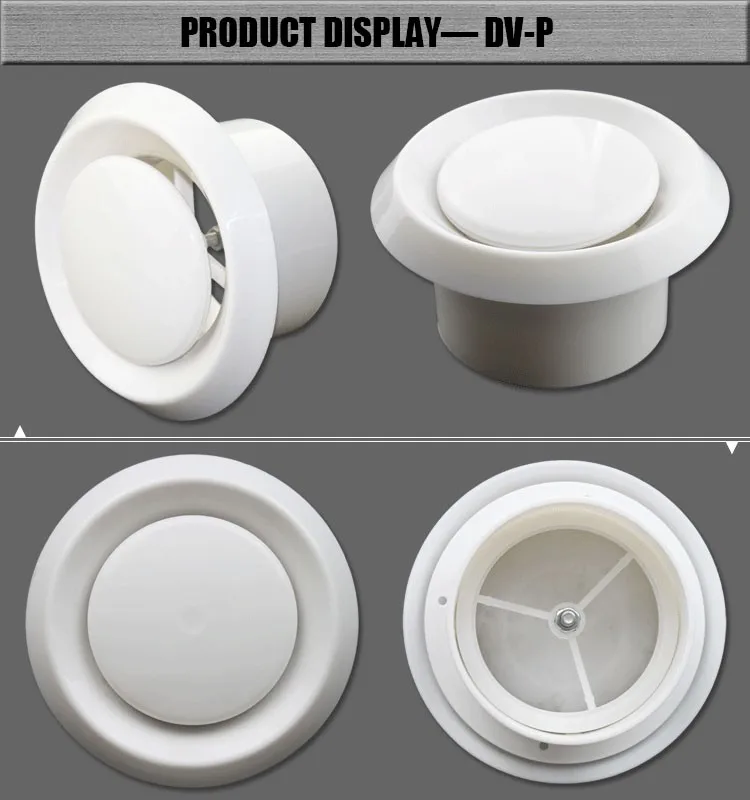 Ventilation System Family Style Small Exhaust Disc Air Return Ceiling