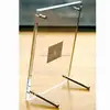 4x6 Inch One Side Clear Plastic Photo Frame with 4 Metal holders