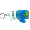 Promotional Gifts Mini Boxing Glove Kazakhstan Flag Keyring Custom Logo Keychain KG935