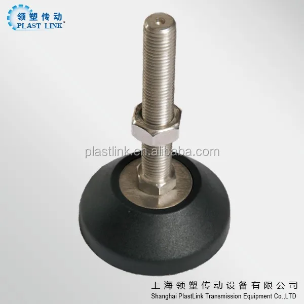 Strong Capacity Support Base Nylon Conveyor Feet Adjustable Plastic