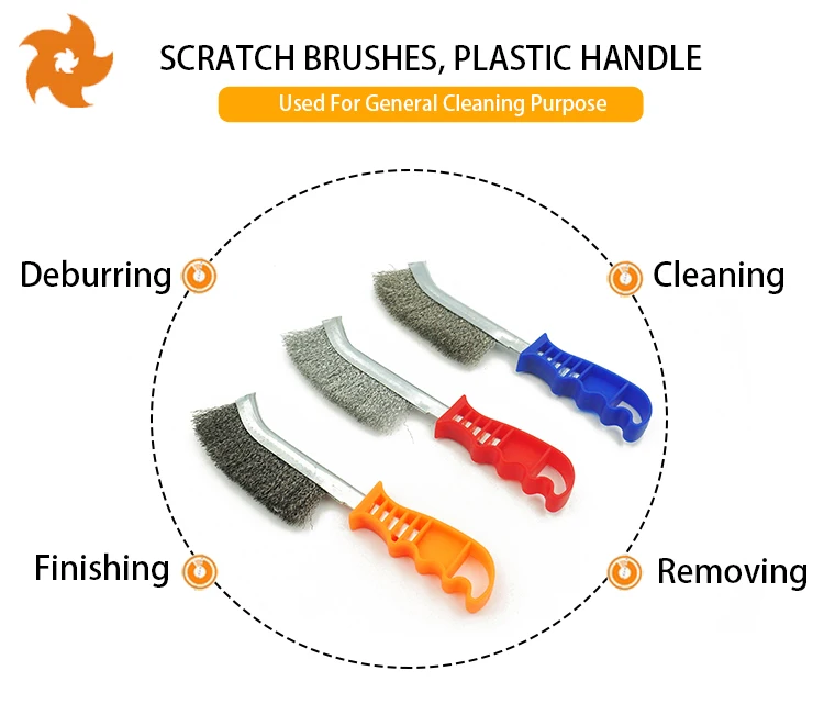 Wholesale Cheap China Supplier Small Size Knife Brush With Plastic