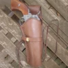 Wholesale High Grade Fashion Handmade Smooth PU Leather Gun Holster For Hang a Waist