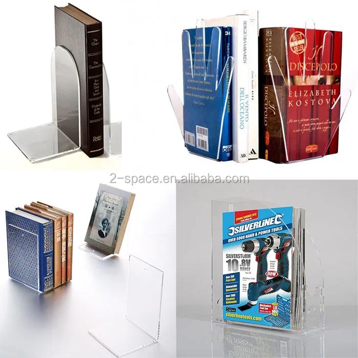 Budget Acrylic Book Stands Primary School Easels Clear Plastic Book
