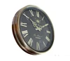 Vintage Style Western Metal Round Waterproof Bathroom Classical Wall Clock