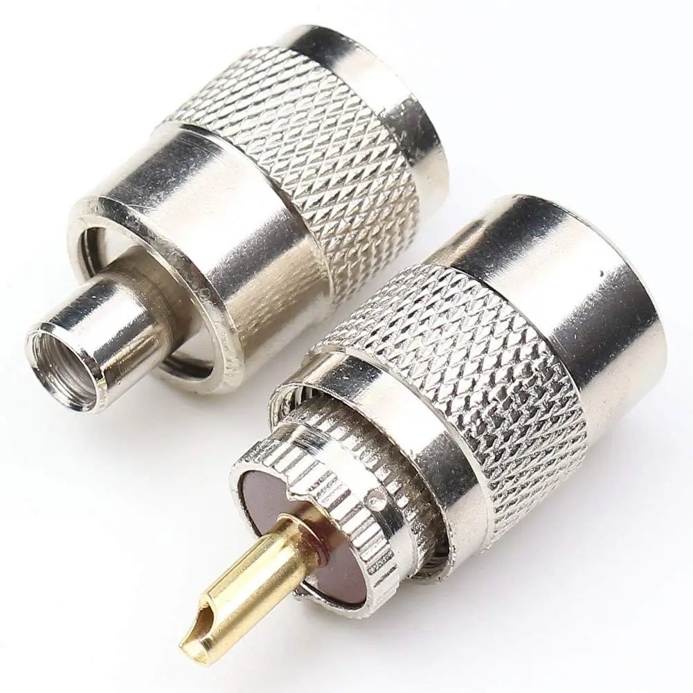 Buy UHF MalePlug Solder PL259 Coax Connector For RG8, 9, 213, 214