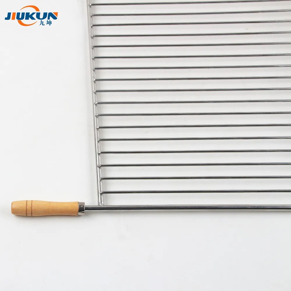 Large Square Bbe Grill Rack With Handle Stainless Steel 304 Bbq Grill