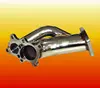 Auto parts stainless steel turbo exhaust down pipe for N issan RB20/RB25