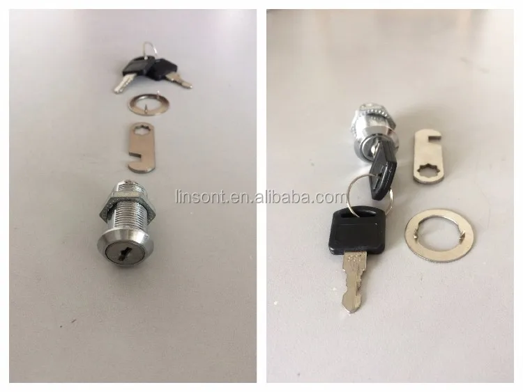 Linsont Mailbox Camlock Metal Key Replacement Locks For File
