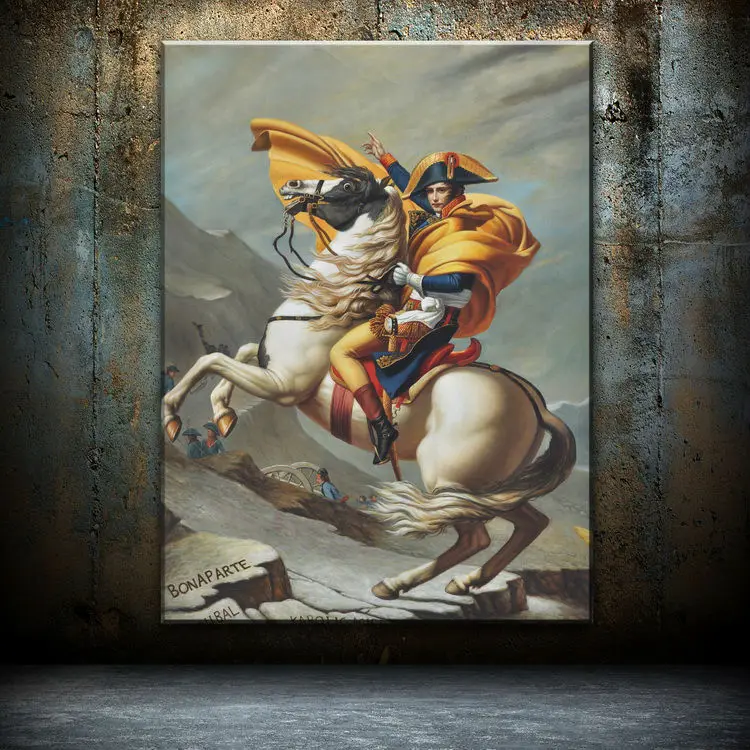 High Quality Classical Masterpiece Napoleon Riding Horse Painting   HTB1QrgKFFXXXXcJaFXXq6xXFXXXQ 