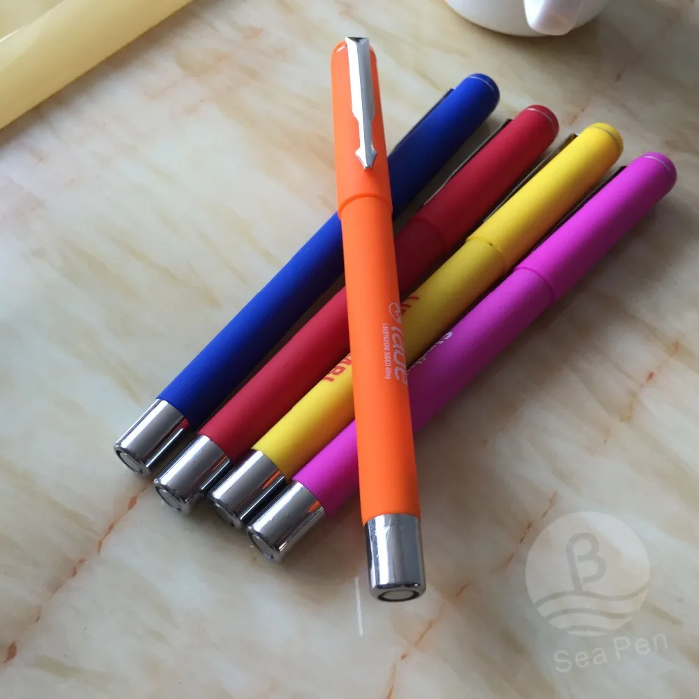 Advertising Rubber Gel Pen Set Gel Ink Pen With Cap Buy Gel Pen Set