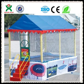 Rectangular Trampoline Blue Roof For Sale Kids Trampoline Bed Qx 117f Buy Rectangular Trampoline Blue Roof For Sale Kids Trampoline Bed Trampoline With Roof Product On Alibaba Com