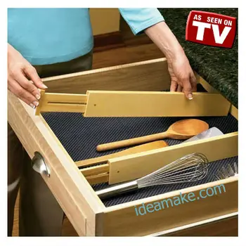 As Seen On Tv Drawer Divider Ideal For Kitchen Utensils Gadgets