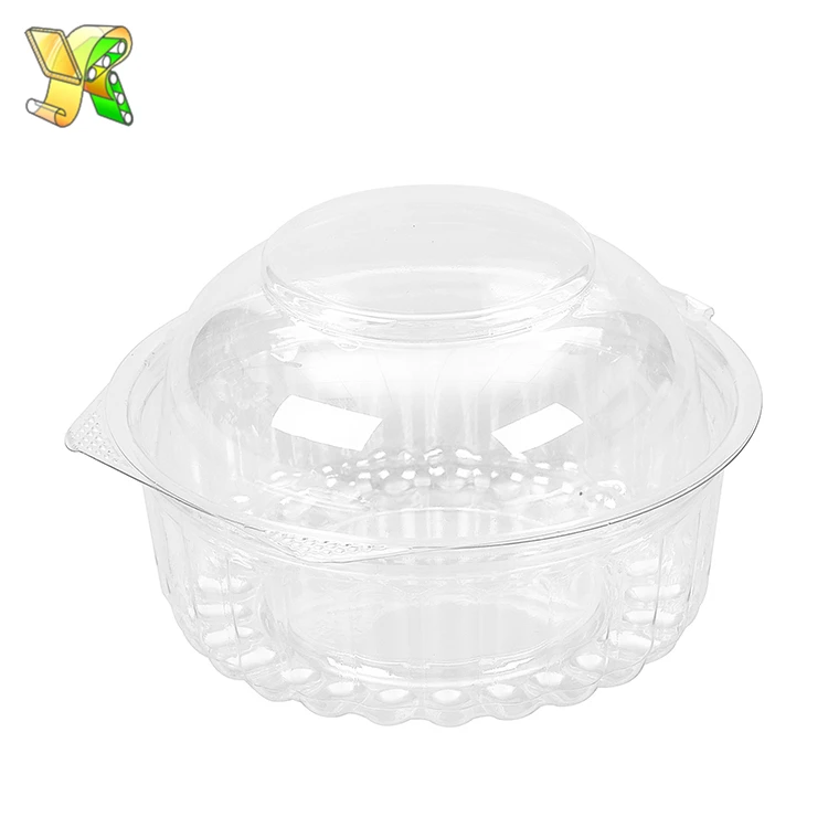 Disposable plastic food packaging storage container box