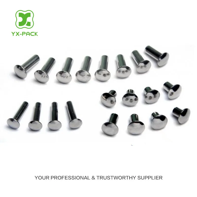 Plastic Corrugated Box Rivet Aluminum Countersunk Head Half Hollow