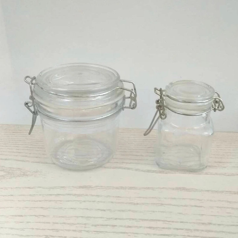 Wholesale Empty Food Glass Preserving Jars With Clip Lids Buy Jar