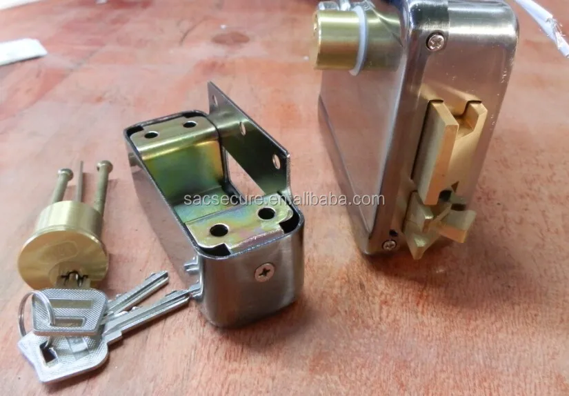 12v Electric Rim Lock/main Gate Lock Buy Single Cylinder Rim Lock,Rim
