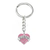 S-Yin Jewelry Factory Fashion Crystal Scorpio Name Heart Charm Key Chain Key Ring