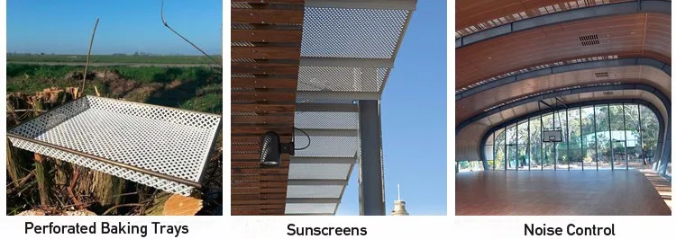 Decorative aluminum perforated metal sheet