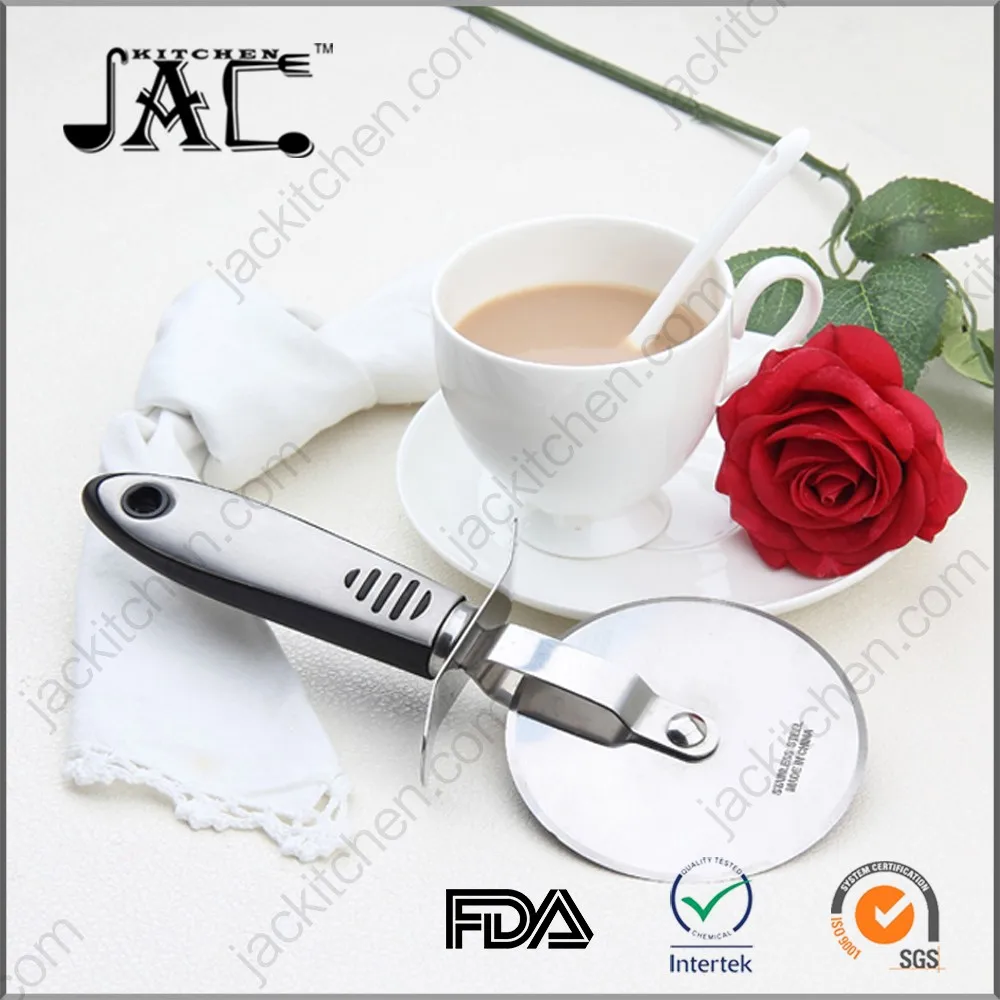 Heavy Duty Pizza Cutter Slicer Sharp Blade Anti Grip Handle