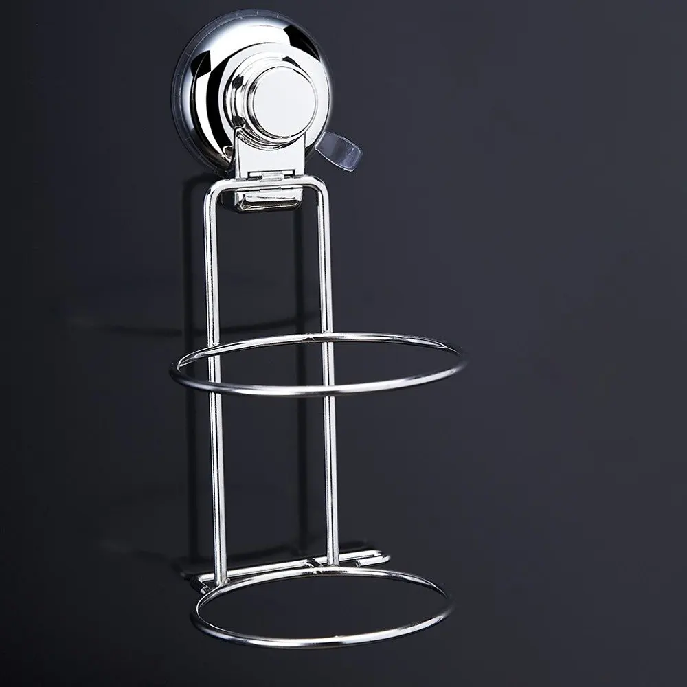 1 PCS Hair Dryer Holder Bathroom Storage Holder Rack Stainless Steel Wall Mount