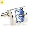 cheap price OEM metal silver cufflinks with base price