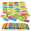 Multifunction Classic creative design Math Learning Dominos Blocks