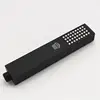ABS black double sided&three sides water saving multifunction hing pressure shower head