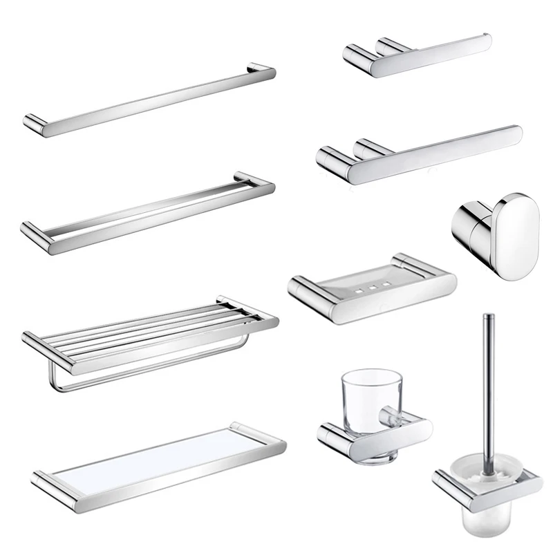 Chinese Bathroom Accessories Hardware Set Simply Wall Mounted Bathroom