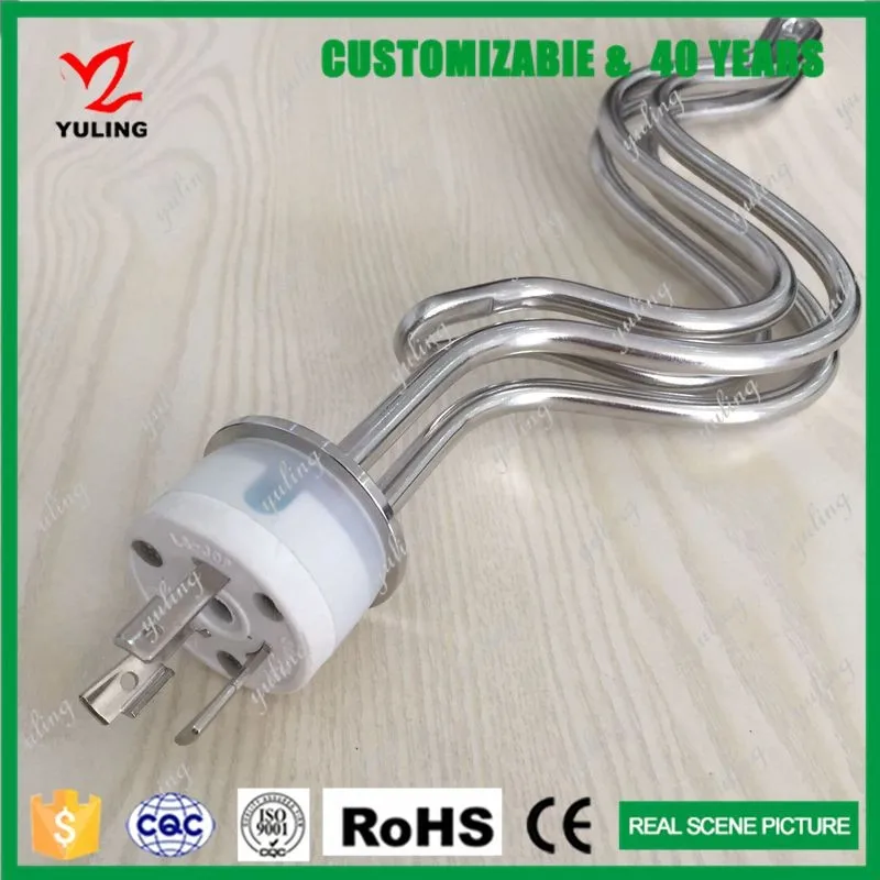 High Watt Density Brew Kettle Stainless Steel Boil Heating Element