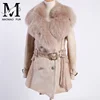 Latest Women Fashion Leather Jacket / Real Sheep Fur Leather in New Model Outdoor Jacket