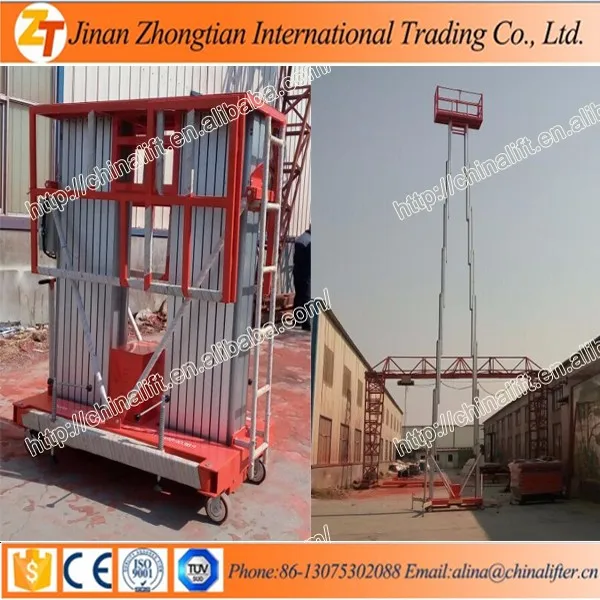 6m Electric Single Mast Personal Lift Hydraulic Aluminum Man Lift Buy