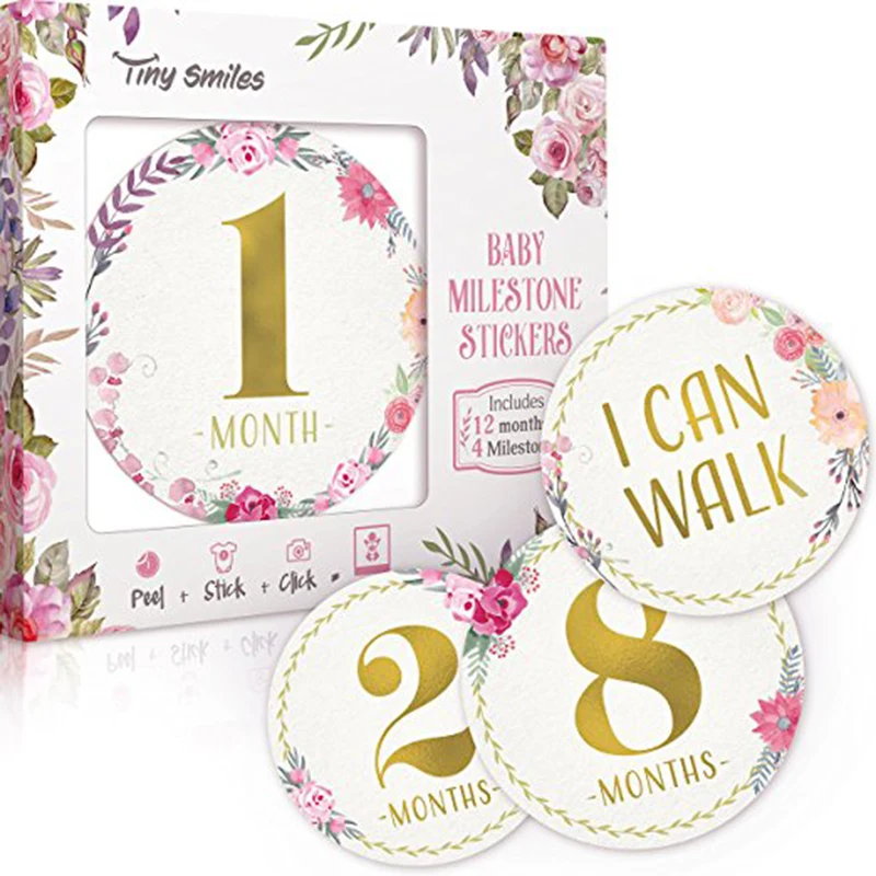 Baby Monthly Milestone Blanket Stickers Set Of 16 With Cute Animals Buy Pregnancy Month Stickers 2 Months Sticker 3 Months Old Sticker Product On Alibaba Com