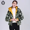 2019 COUTUDI NEW DEVELOPMENT REVERSIBLE WINDBREAKER WATE RESISTANT WOMEN SHORT DOWN JACKETS WARMWEAR